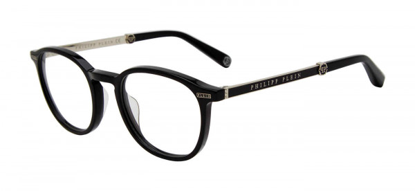 Philipp Plein VPP057M Eyeglasses, SHINY BLACK (0700)