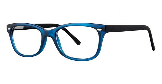 Parade 1824 Eyeglasses, Matte Blue/Black