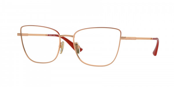 Vogue VO4307 Eyeglasses, 5152 ROSE GOLD/TOP RED (GOLD)