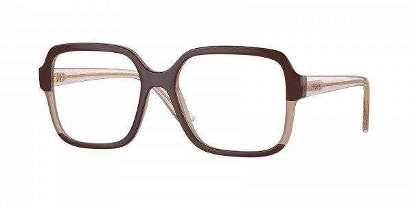 Vogue VO5555F Eyeglasses, 3153 TOP BROWN/MILKY BROWN (BROWN)