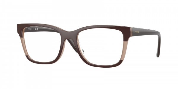 Vogue VO5556F Eyeglasses, 3153 TOP BROWN/MILKY BROWN (BROWN)
