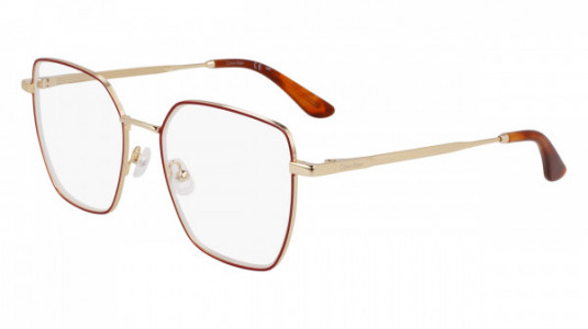 Calvin Klein CK24105 Eyeglasses, (718) GOLD/BURGUNDY