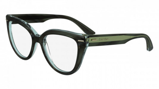 Calvin Klein CK24514 Eyeglasses, (031) STRIPED GREY/AZURE