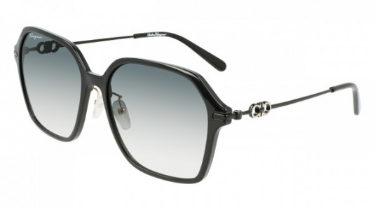 Ferragamo SF1034SA Sunglasses, (001) BLACK