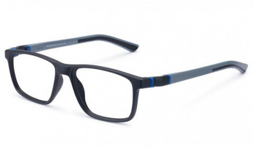 Bflex B-GREAT Eyeglasses, BF050353 BLK/GRY/BLU