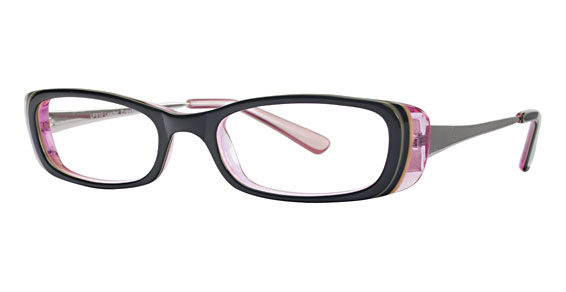 Hilco FRAMEWORKS-LeaderFlex 510 Eyeglasses, Black/Pink