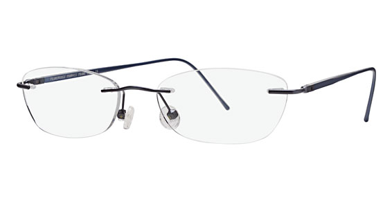 Hilco FRAMEWORKS 411 Eyeglasses, BLU Antique Blue