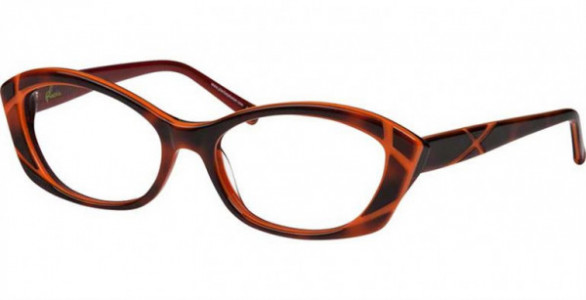Glacee GL6718 Eyeglasses, C2 BROWN/ORANGE