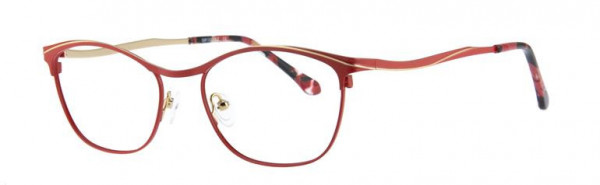 Grace G8138 Eyeglasses, C2 MT RED/SHNY GLD
