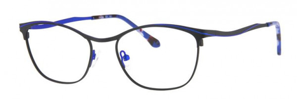 Grace G8138 Eyeglasses, C3 MT BLK/MT BLUE