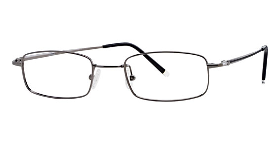Hilco FRAMEWORKS-LeaderFlex 502 Eyeglasses, Shiny Gunmetal