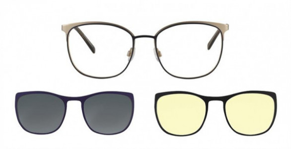 Interface IF2025 Eyeglasses, C2 IFKB BLUE/RSEGOLD