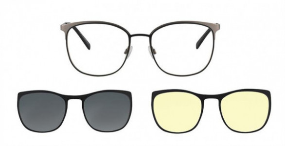 Interface IF2025 Eyeglasses, C3 IFKB GREY/BLK