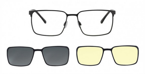 Interface IF2023 Eyeglasses, C1 IFKB BLK/BLU/GUN
