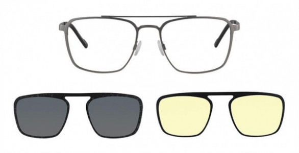 Interface IF2015 Eyeglasses, C2 IFKB GUN/BLACK