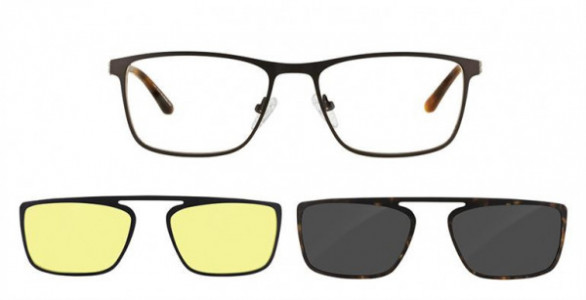 Interface IF2012 Eyeglasses, C2 IFKB BROWN
