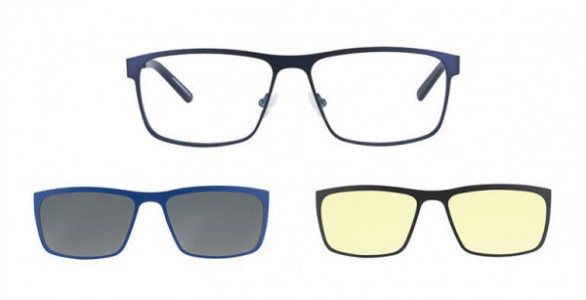 Interface IF2006 Eyeglasses, C5 IFKB MT DRK BLUE