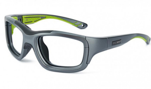 Nano Vista NSP10 Eyeglasses, NSP100553 MATTE GREY/LIME
