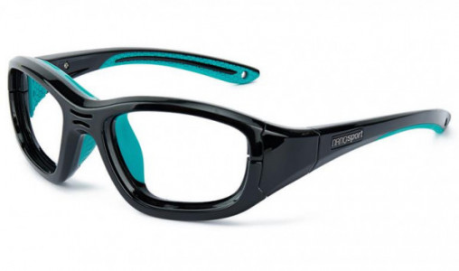Nano Vista NSP23 Eyeglasses, NSP230151 BLACK/AQUA