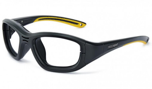 Nano Vista NSP23 Eyeglasses, NSP230651 MATTE BLACK/YELLOW