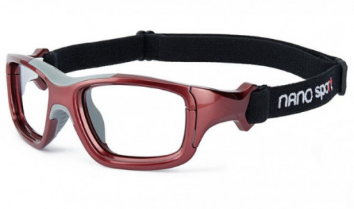 Nano Vista NSP27 Eyeglasses, NSP270355 GARNET/GREY/WHITE