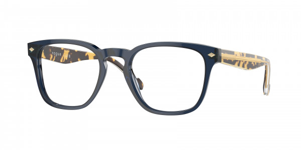 Vogue VO5570 Eyeglasses, 3143 TRANSPARENT BLUE (BLUE)