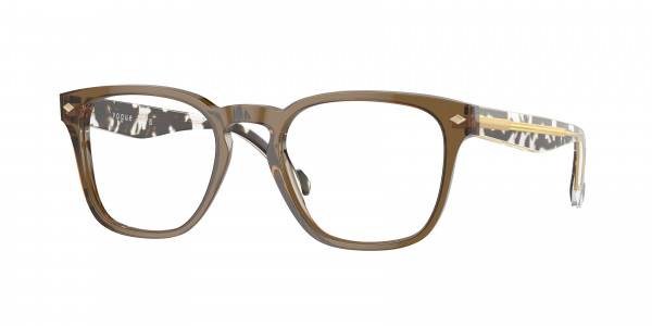 Vogue VO5570 Eyeglasses, 3144 TRANSPARENT OLIVE GREEN (GREEN)