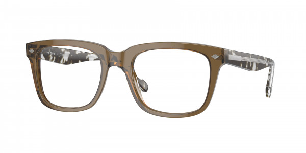 Vogue VO5572 Eyeglasses, 3144 TRANSPARENT OLIVE GREEN (GREEN)