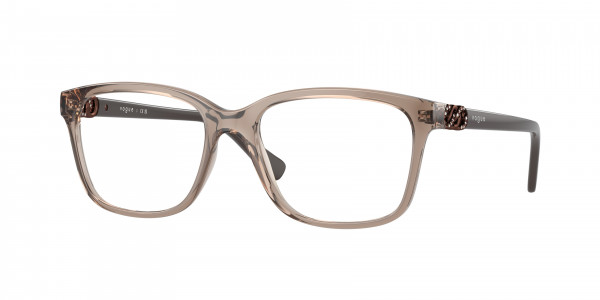 Vogue VO5574B Eyeglasses, 2940 TRANSPARENT BROWN (BROWN)