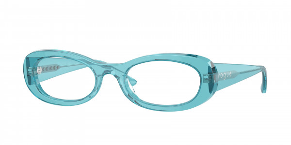 Vogue VO5596 Eyeglasses, 3166 TRANSPARENT TORQUOISE (BLUE)