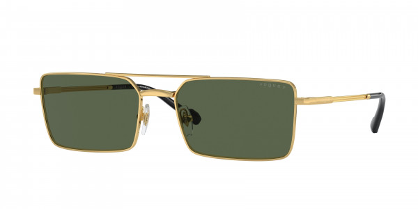 Vogue VO4309S Sunglasses, 280/9A GOLD DARK GREEN POLAR (GOLD)