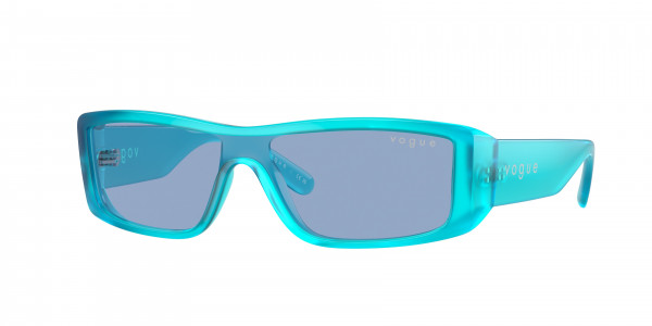 Vogue VO5442SM Sunglasses, 316972 OPAL LIGHT BLUE LIGHT BLUE (BLUE)