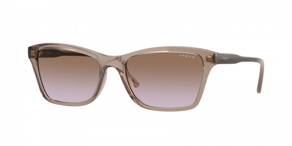 Vogue VO5551S Sunglasses, 294068 TRANSPARENT BROWN VIOLET GRADI (BROWN)