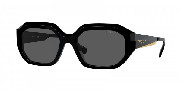 Vogue VO5554S Sunglasses, W44/87 BLACK DARK GREY (BLACK)