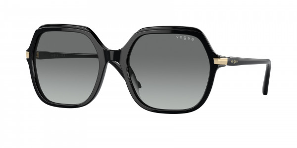 Vogue VO5561S Sunglasses, W44/11 BLACK GRADIENT GREY (BLACK)