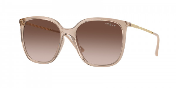 Vogue VO5564SF Sunglasses, 315113 TRANSPARENT BROWN BROWN GRADIE (BROWN)