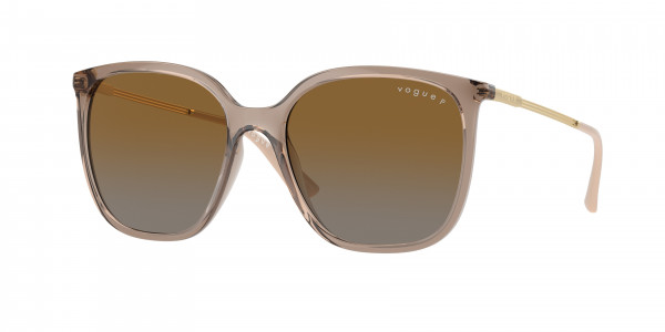 Vogue VO5564S Sunglasses, 2940T5 TRANSPARENT BROWN GREY GRADIEN (BROWN)