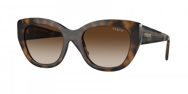 Vogue VO5567S Sunglasses, 238613 TOP DARK HAVANA/LIGHT BROWN GR (BROWN)