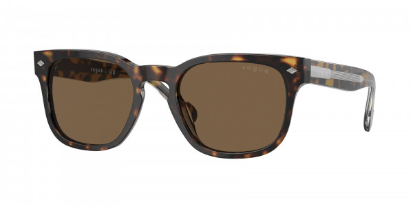 Vogue VO5571S Sunglasses, W65673 DARK HAVANA DARK BROWN (BROWN)