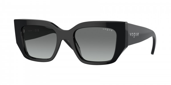 Vogue VO5583S Sunglasses, W44/11 BLACK GRADIENT GREY (BLACK)