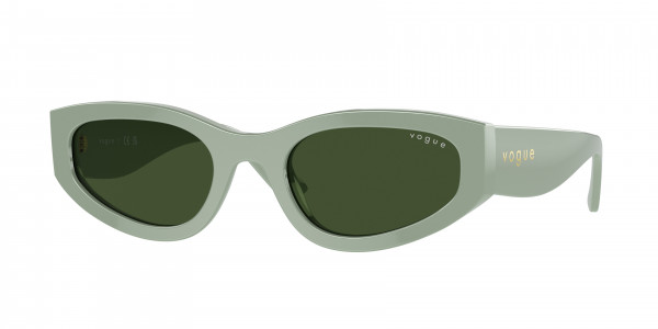 Vogue VO5585S Sunglasses, 316171 FULL LIGHT GREEN DARK GREEN (GREEN)