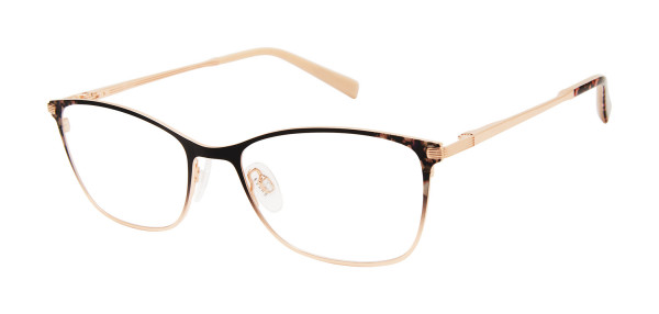 Ted Baker TW522 Eyeglasses, Black Rose Gold (BLK)