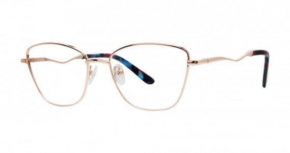 Modern Optical BRYNLEE Eyeglasses, Gold/Purple Marble
