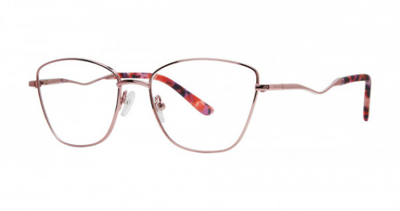 Modern Optical BRYNLEE Eyeglasses, Rose Gold/Fuchsia Marble