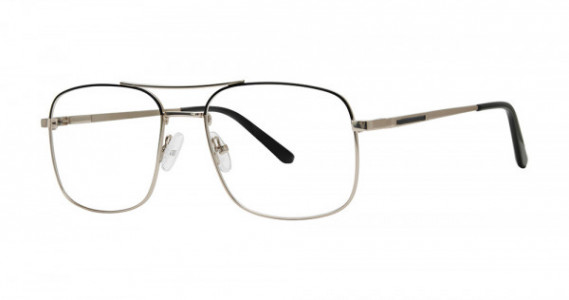 Modern Optical DEPARTURE Eyeglasses, Black/Matte Silver