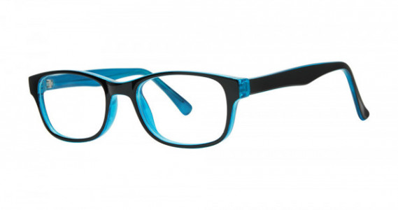 Modern Optical HUMOR Eyeglasses, Black/Blue