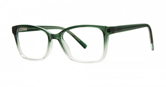 Modern Optical CLEO Eyeglasses, Olive Crystal fade
