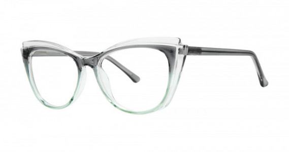 Modern Optical DULCE Eyeglasses, Grey Crystal/Green