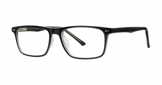 Modern Optical FICTION Eyeglasses, Black/Crystal Grey