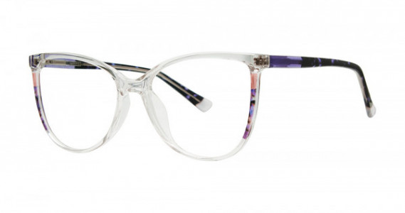 Modern Optical GLEAMING Eyeglasses, Crystal/Lilac